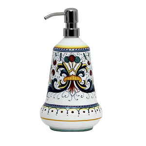 RICCO DERUTA CLASSICO: Liquid Soap/Lotion Dispenser with Chrome Pump (Large 26 OZ)