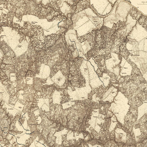 Vintage Map of the Battle of Totopotomoy, 1869