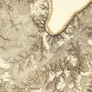 Vintage Map of the Battle of Chancellorville, 1869