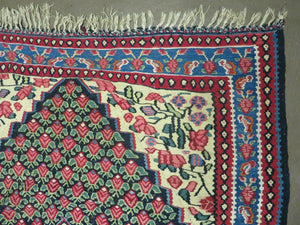 4' X 6' Vintage Handmade Turkish Flat weave Rug Tribal