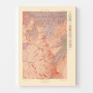 Vintage Map of Ishawooa Sheet 1904