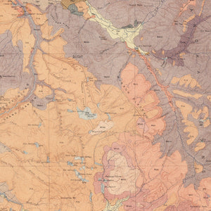 Vintage Map of Canyon Sheet 1904