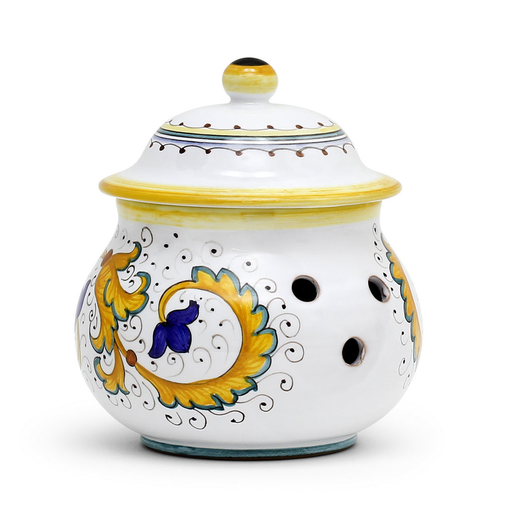 PERUGINO: NEW Garlic/Onion Jar Keeper Short Belly