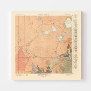 Vintage Map of Shoshone Sheet 1904