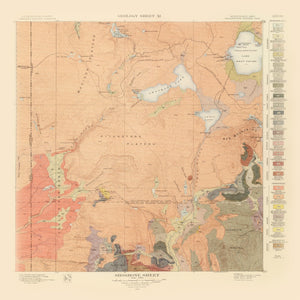 Vintage Map of Shoshone Sheet 1904