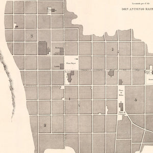 Vintage Map of Chachapoyas, Peru 1865