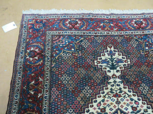 4' X 7' Vintage Handmade Turkish Floral Orient Medallion Wool Veg Dye Rug Nice