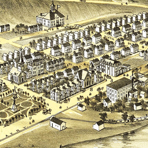 Vintage Map of Ford City, Pennsylvania 1896