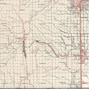 Vintage Map of Glenn County, California 1935