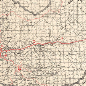 Vintage Map of Eldorado County, California 1935