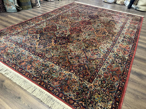 8.8 x 12 Karastan Multicolor Kirman Rug #717 - Vintage Wool Carpet