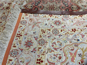 3' X 5' Vintage Fine Handmade Turkish Oriental Silk Rug 900 KPSI Wow