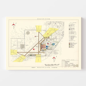 Vintage Map of Geiger field, 1952