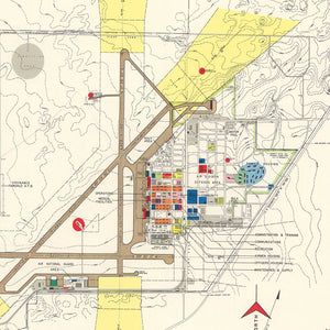 Vintage Map of Geiger field, 1952