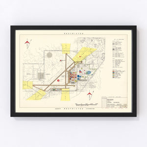 Vintage Map of Geiger field, 1952
