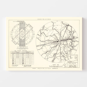 Vintage Map of the Geiger field Vicinity, 1952