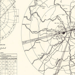 Vintage Map of the Geiger field Vicinity, 1952