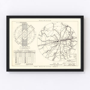 Vintage Map of the Geiger field Vicinity, 1952