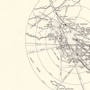Vintage Map of the Cheli Air Force Depot Vicinity, 1952