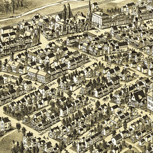 Vintage Map of Irwin, Pennsylvania 1897