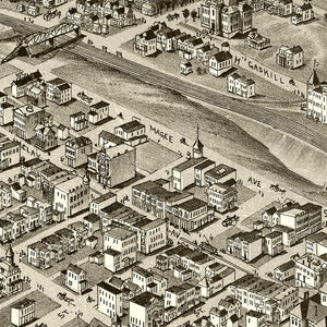 Vintage Map of Jeannette, Pennsylvania 1897