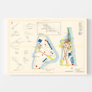 Vintage Map of Patrick Air Force Base, 1952