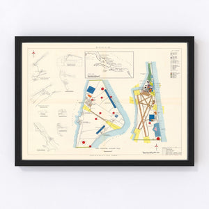Vintage Map of Patrick Air Force Base, 1952