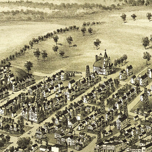 Vintage Map of McDonald, Pennsylvania 1897