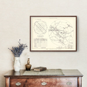 Vintage Map of the Williams Air Force Base Vicinity, 1952