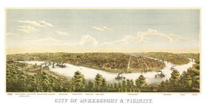 Vintage Map of McKeesport, Pennsylvania 1893