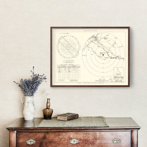 Vintage Map of the Mountain Home Air Force Base Vicinity, 1952