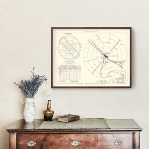 Vintage Map of the Davis-Monthan Air Force Base Vicinity, 1951
