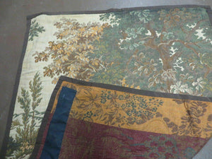 4' X 5' Vintage Tapestry Belgium Hand Loomed Victorian Nice 90f