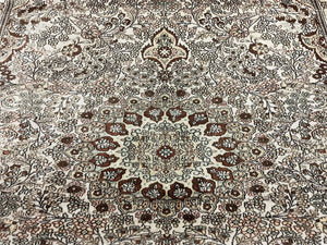 4' X 6' Vintage Fine Handmade Chinese Oriental Silk Rug 400 KPSI Wow