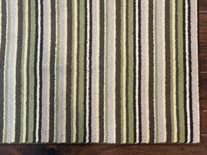 Stark Power Loomed Striped Rug 5x6, Multicolor Vintage Stark Carpet