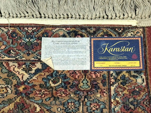 Karastan Rug 2x4 Multicolor Panel Kirman #717, Original 700 Series, Wool Pile Vintage Discontinued