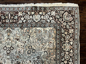 Silk Indian Kashmiri Rug 6x9