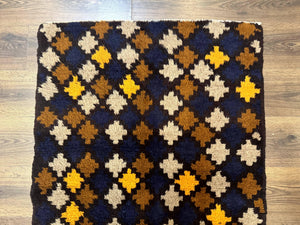 Balouch Rug 3x4, Afghan Rug, Tribal Rug, Multicolor