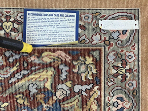 Karastan Rug 8.8 x 12 Persian Hunting Rug #723, Wool Pile
