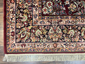 Karastan Rug 9x12 Red Sarouk #785, Wool Karastan Carpet, Discontinued Vintage, Original 700 Series, Karastan Area Rug