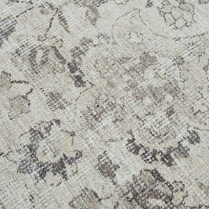 Haile Cream & Green Washable 7ft Runner Rug