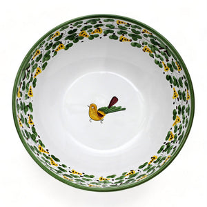 ARABESCO VERDE DERUTA: Serving Coupe Salad/Pasta Bowl