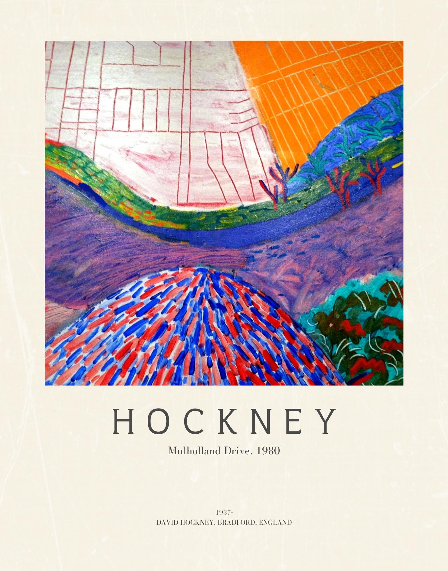 Hockney - Mulholland Drive