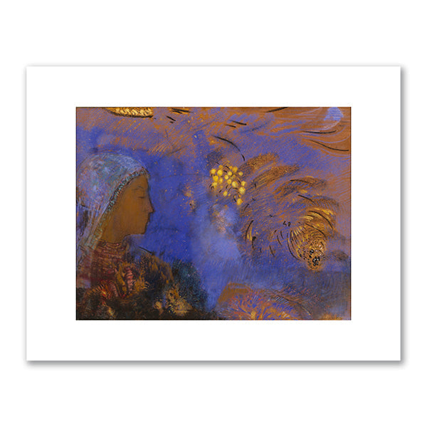Head of a Woman by Odilon Redon