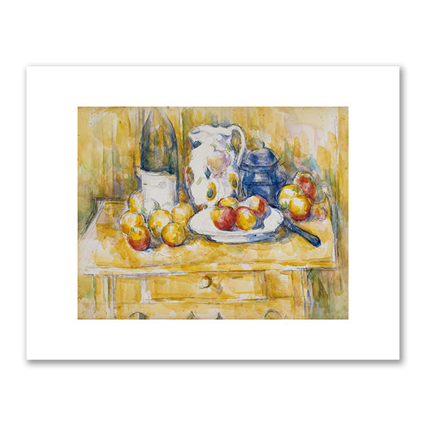 Still Life with Apples on a Sideboard by Paul Cézanne