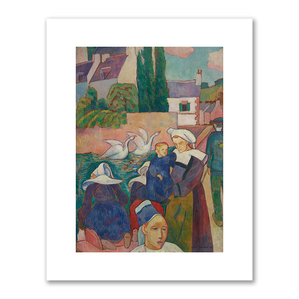 Bridge at Pont-Aven by Emile Bernard