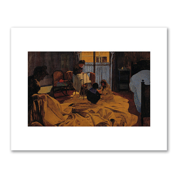 The Laundress, Blue Room by Félix Vallotton