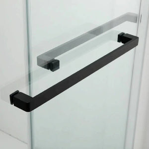 60''W X 76'' H Double Sliding Frameless Shower Door with Clear Glass