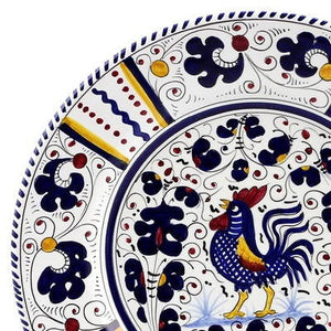 ORVIETO BLUE ROOSTER: Dinner Plate