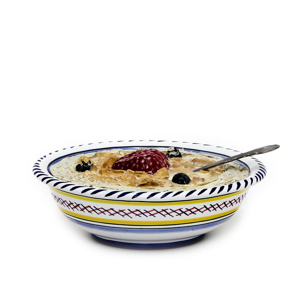 ORVIETO BLUE ROOSTER: Cereal/Salad Bowl